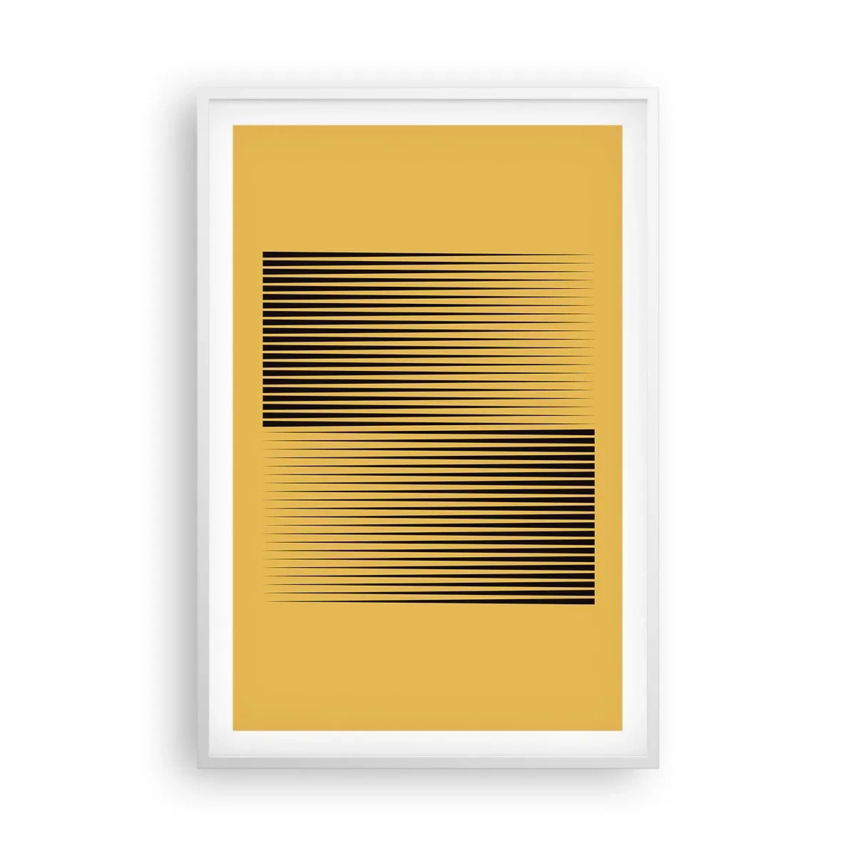Plakat w białej ramie - Kwadratura przeciwieństw - 61x91 cm