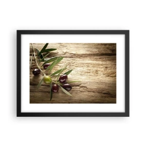 Plakat w czarnej ramie - Prosto od natury - 40x30 cm