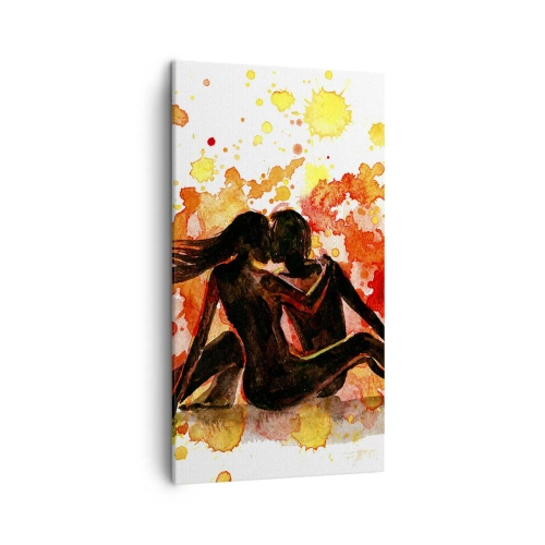 Obraz na płótnie - I stała się światłość - 45x80 cm