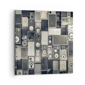 Obraz na płótnie - I wszystko gra - 70x70 cm