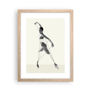 Plakat w ramie jasny dąb - W teatrze świata - 30x40 cm