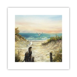 Plakat - Bezwietrzne zacisze - 30x30 cm