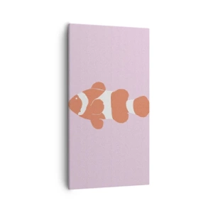 Obraz na płótnie - W koralu jej do twarzy i do ogona - 55x100 cm