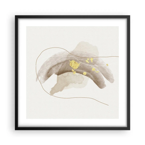 Plakat w czarnej ramie - Napotkane w przestrzeni - 50x50 cm