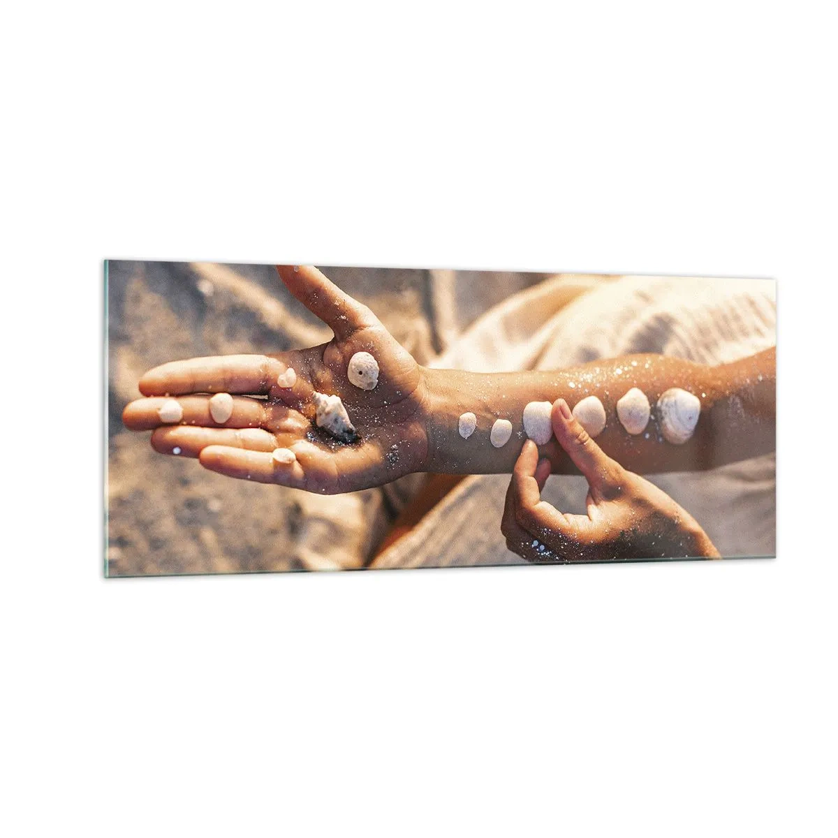 Obraz na szkle - Piękno w zasięgu ręki - 100x40 cm