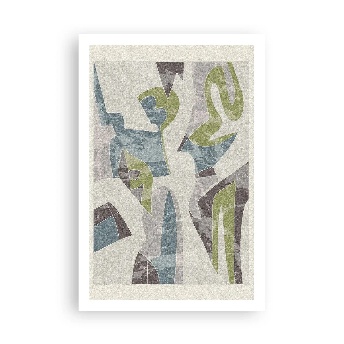 Plakat - Kompozycja za szybą - 61x91 cm