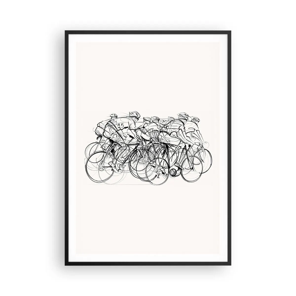 Plakat w czarnej ramie - Wespół w zespół - 70x100 cm
