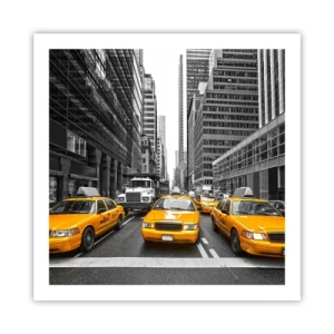 Plakat - To my ubarwiamy miasto - 60x60 cm