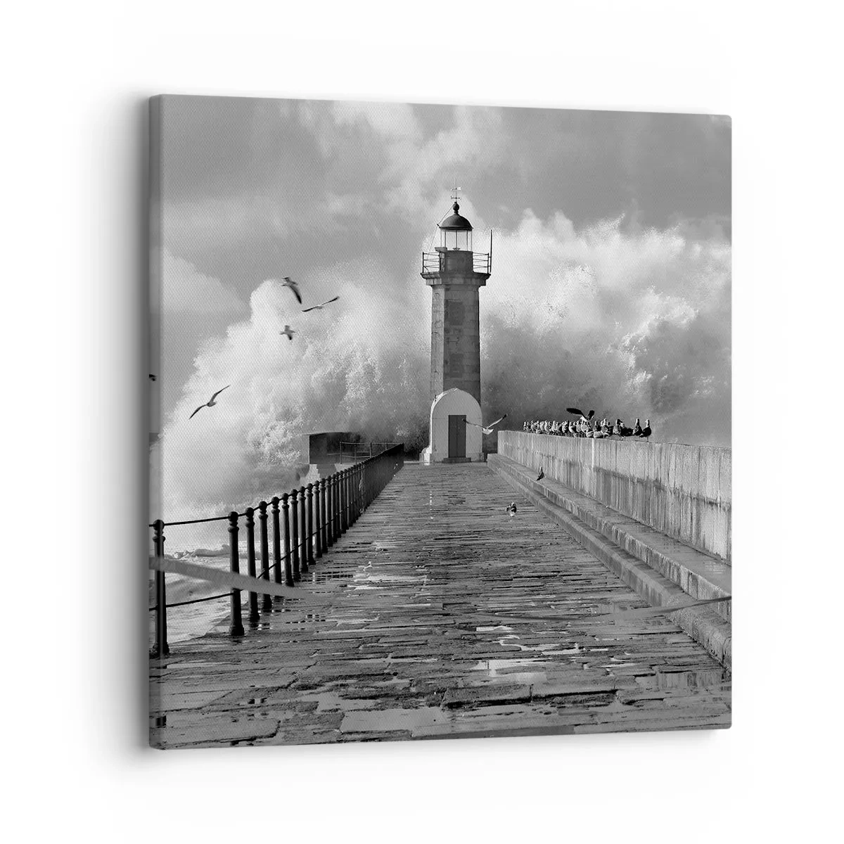 Obraz na płótnie - Nieustraszona  - 30x30 cm