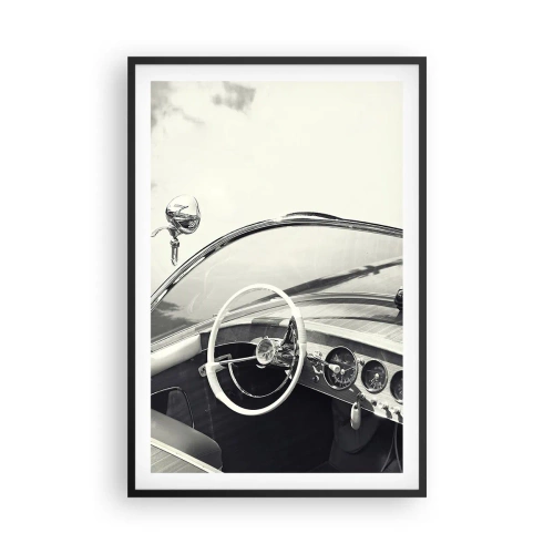 Plakat w czarnej ramie - Pogoda dla bogaczy - 61x91 cm