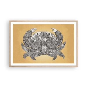 Plakat w ramie jasny dąb - Opowieści Pana Kraba - 91x61 cm