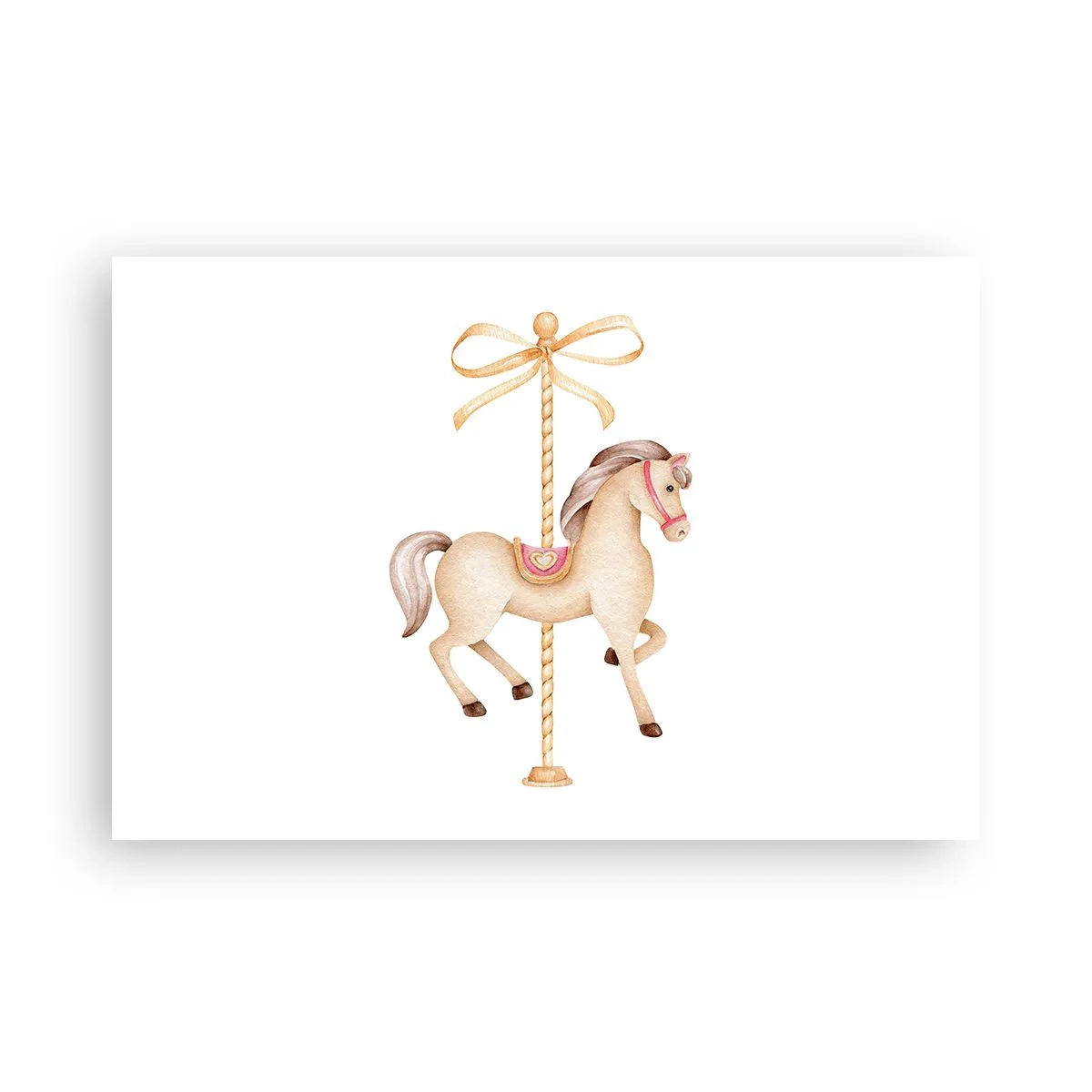 Plakat - Wdzięcznym kłusem - 91x61 cm