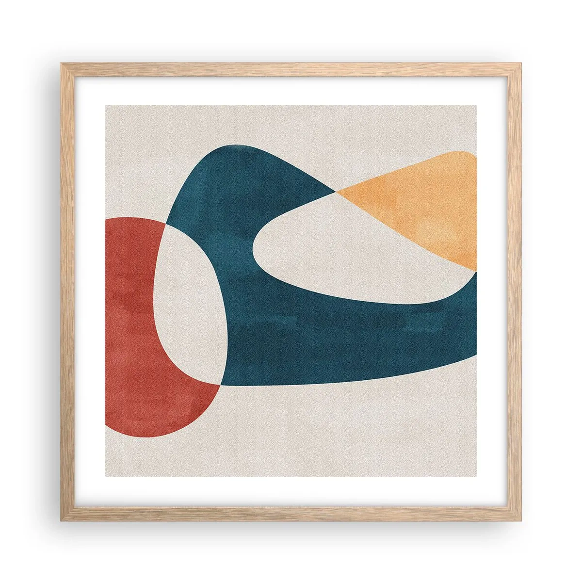 Plakat w ramie jasny dąb - Wpływy i metamorfozy - 50x50 cm