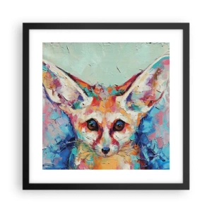 Plakat w czarnej ramie - Jesteście na mnie gotowi? - 40x40 cm