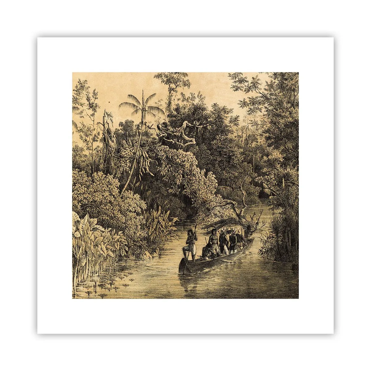 Plakat - Wyprawa do źródła - 30x30 cm