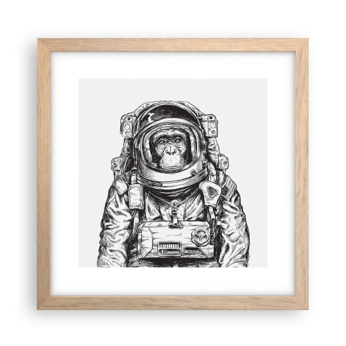 Plakat w ramie jasny dąb - Alternatywna ewolucja - 30x30 cm