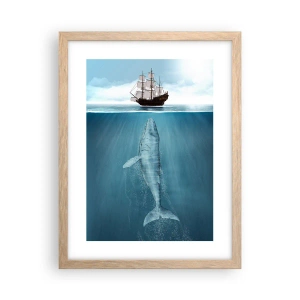 Plakat w ramie jasny dąb - Lepiej nie wiedzieć - 30x40 cm