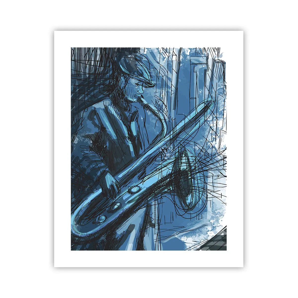 Plakat - Miejska rapsodia - 40x50 cm