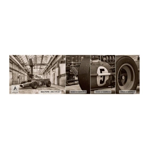 Fototapeta Próbka Samoprzylepna Deluxe Sticker - Odpoczynek zwycięzcy - Formuła 1, Retro, Motoryzacja - 100x30 cm