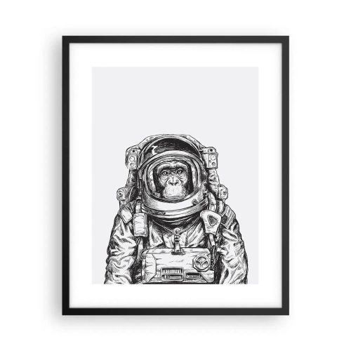 Plakat w czarnej ramie - Alternatywna ewolucja - 40x50 cm