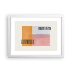 Plakat w białej ramie - Z kąta w kąt - 40x30 cm