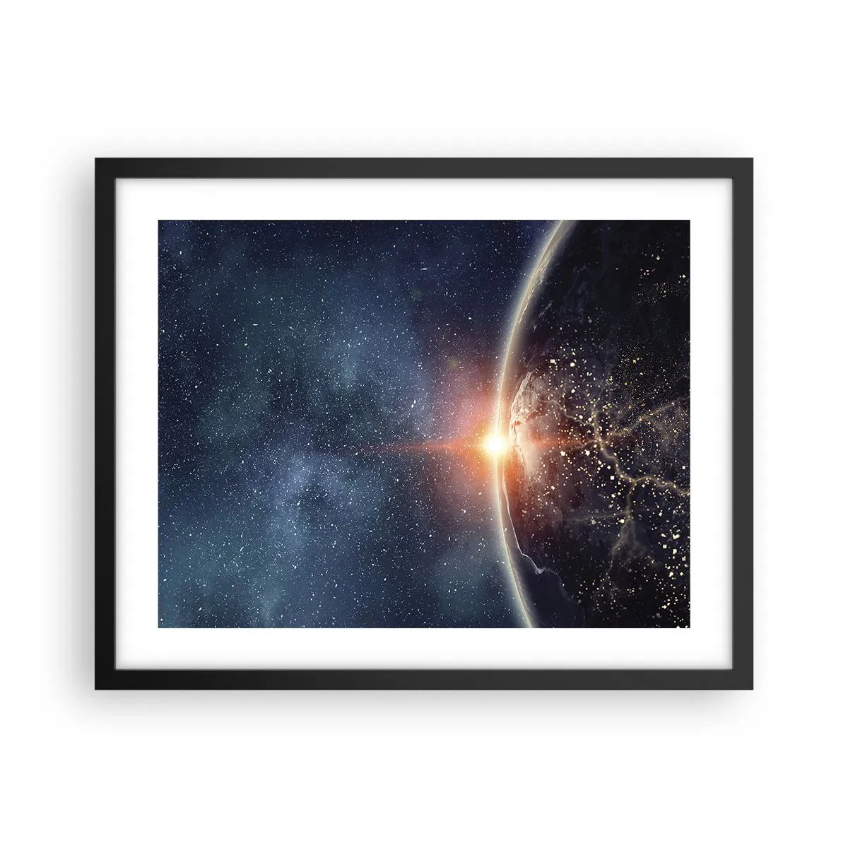 Plakat w czarnej ramie - W nowej perspektywie - 50x40 cm