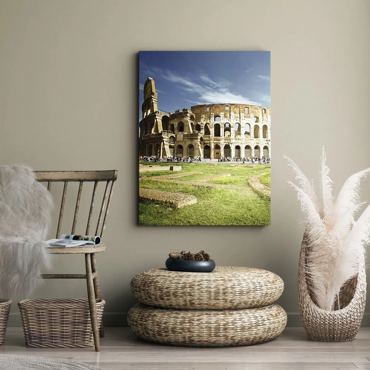 Obraz na płótnie - Jeszcze słychać szczęk broni - 65x120 cm