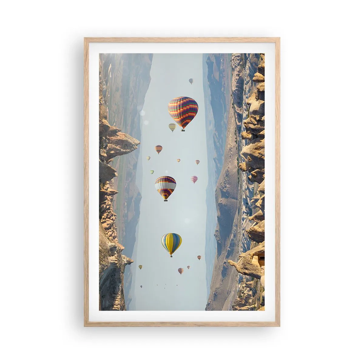 Plakat w ramie jasny dąb - Tu wszystko jest możliwe - 61x91 cm