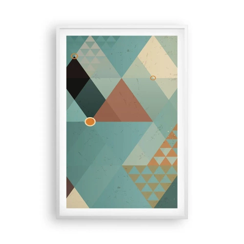 Plakat w białej ramie - Jedność wielości, wielość jedności - 61x91 cm