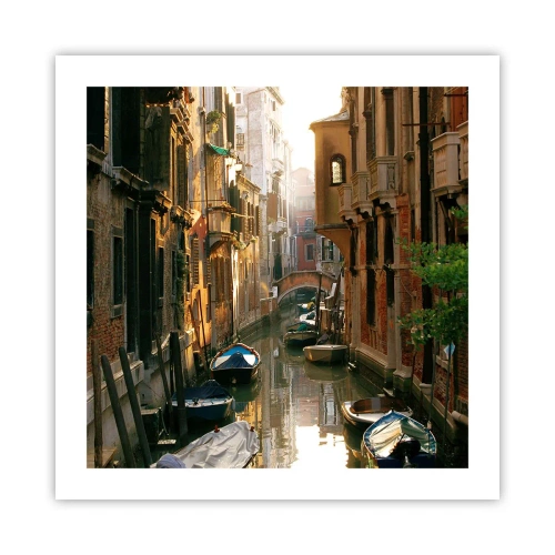 Plakat - W weneckim zaułku - 50x50 cm