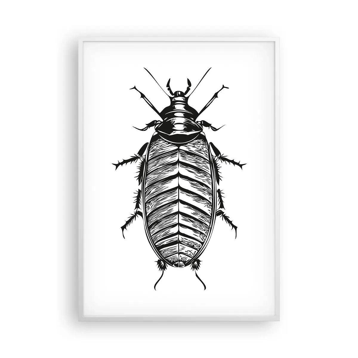 Plakat w białej ramie - Co za okaz! - 70x100 cm