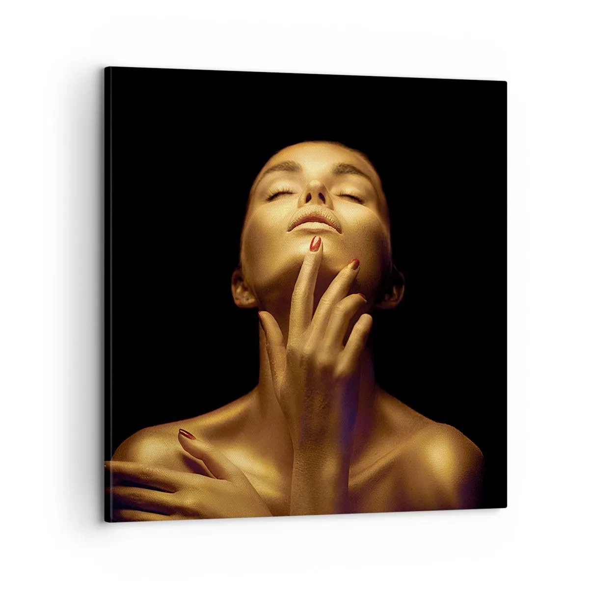 Obraz na płótnie - Jak złoty jedwab - 60x60 cm