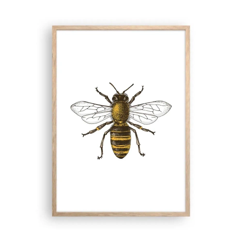 Plakat w ramie jasny dąb - Piękna i dobra - 50x70 cm