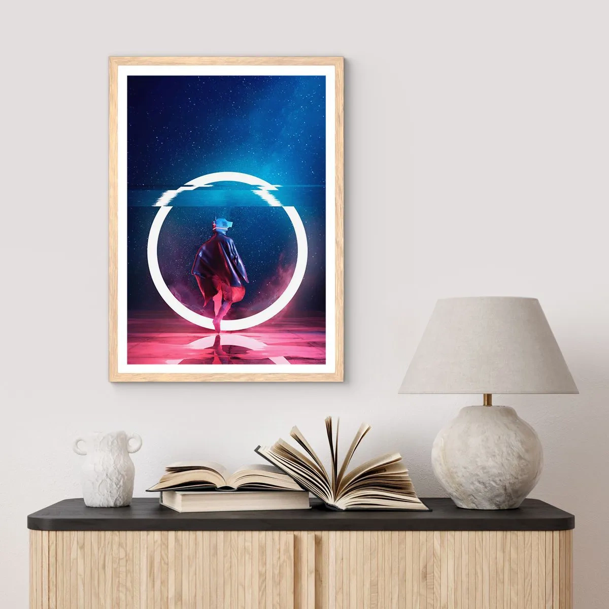 Plakat w ramie jasny dąb - Między światami - 61x91 cm