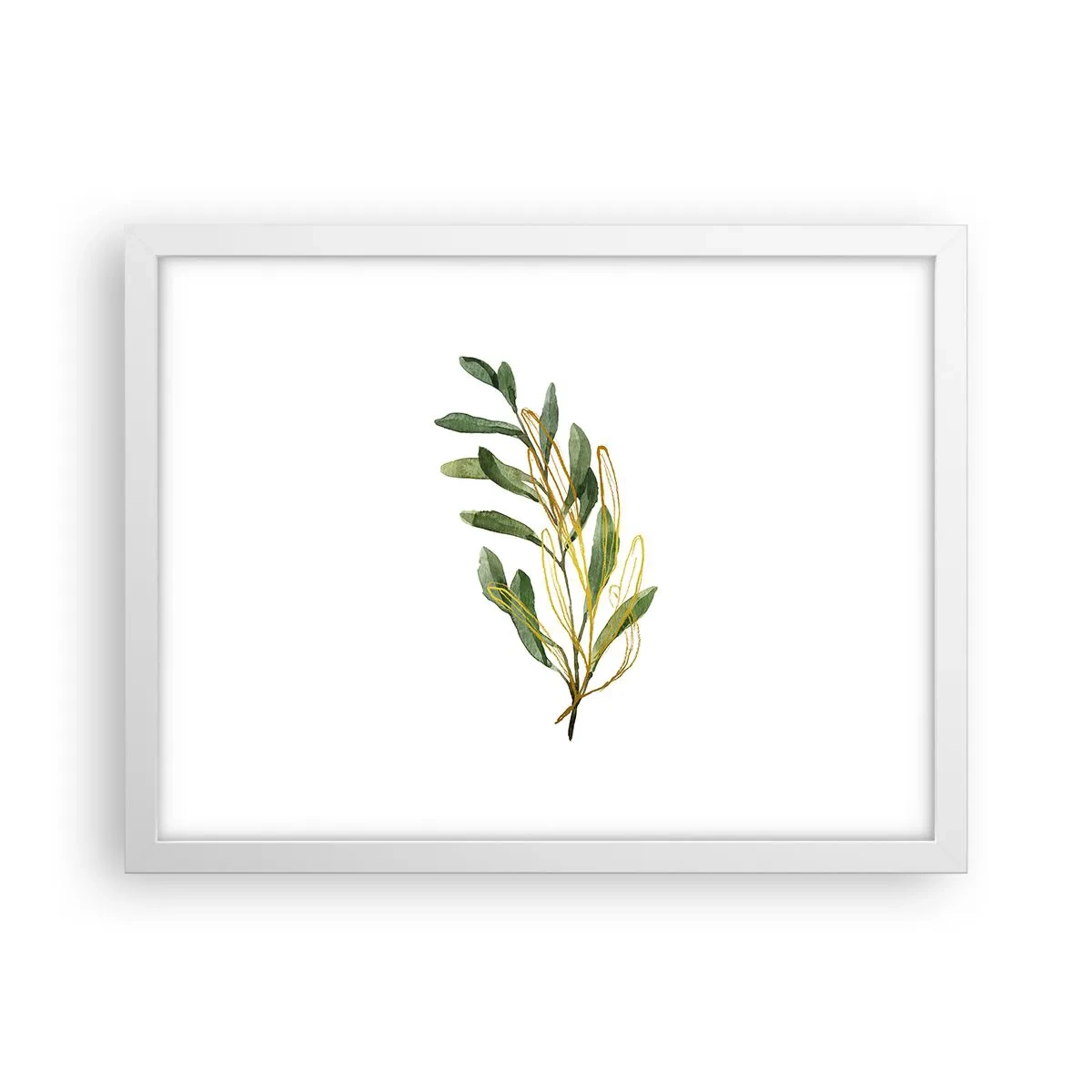 Plakat w białej ramie - Wszystko co dobre - 40x30 cm