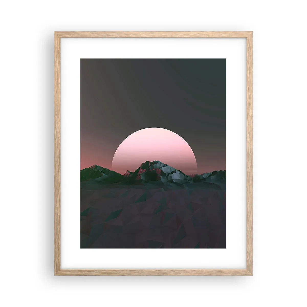 Plakat w ramie jasny dąb - W sąsiedniej galaktyce - 40x50 cm