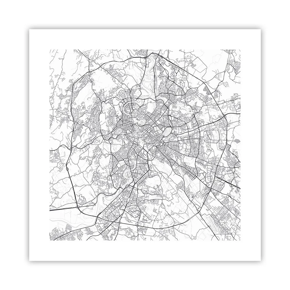 Plakat - Rzymski krąg - 40x40 cm