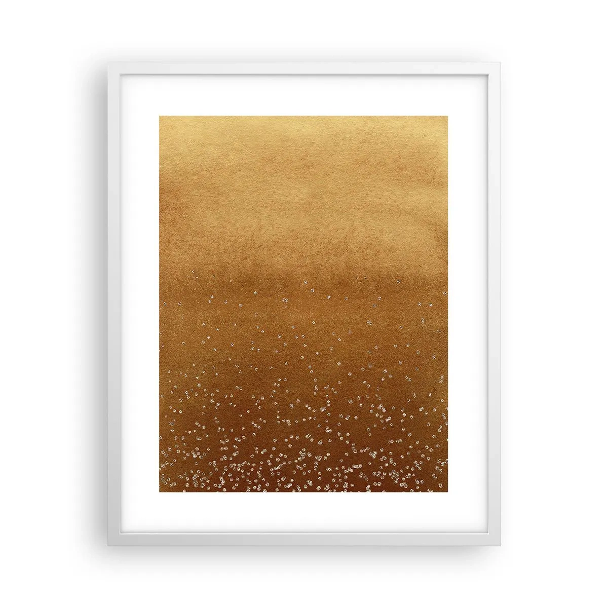 Plakat w białej ramie - Narodziny światła - 40x50 cm