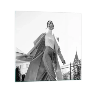 Obraz na szkle - Idziesz ze mną? - 60x60 cm