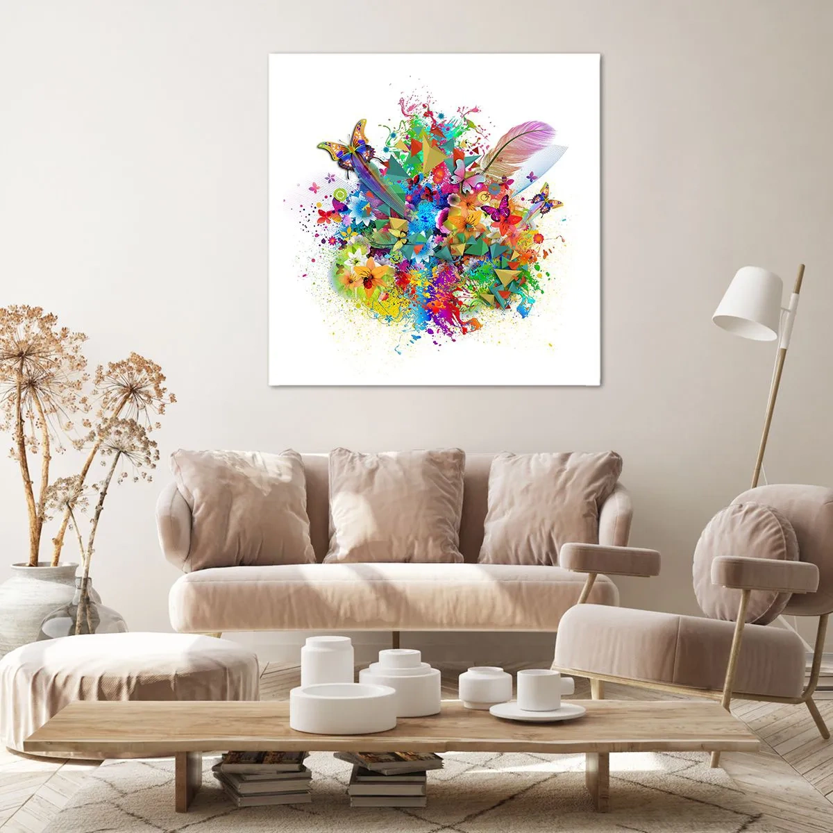 Obraz na płótnie - Bukiet radości - 70x70 cm