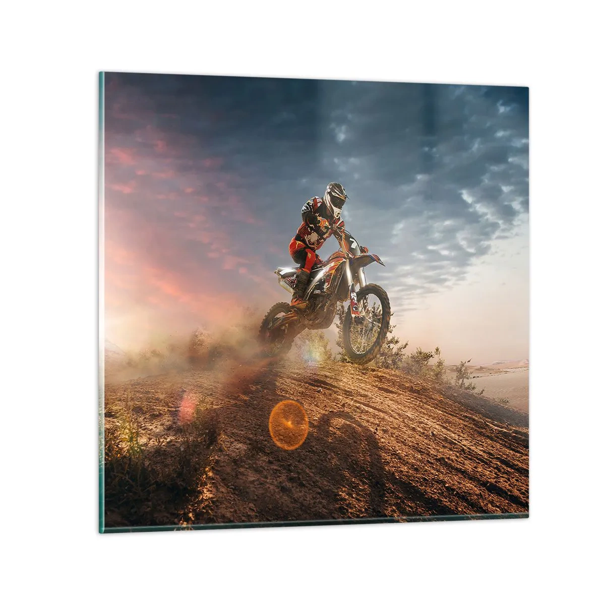 Obraz na szkle - Po zwycięstwo - 70x70 cm