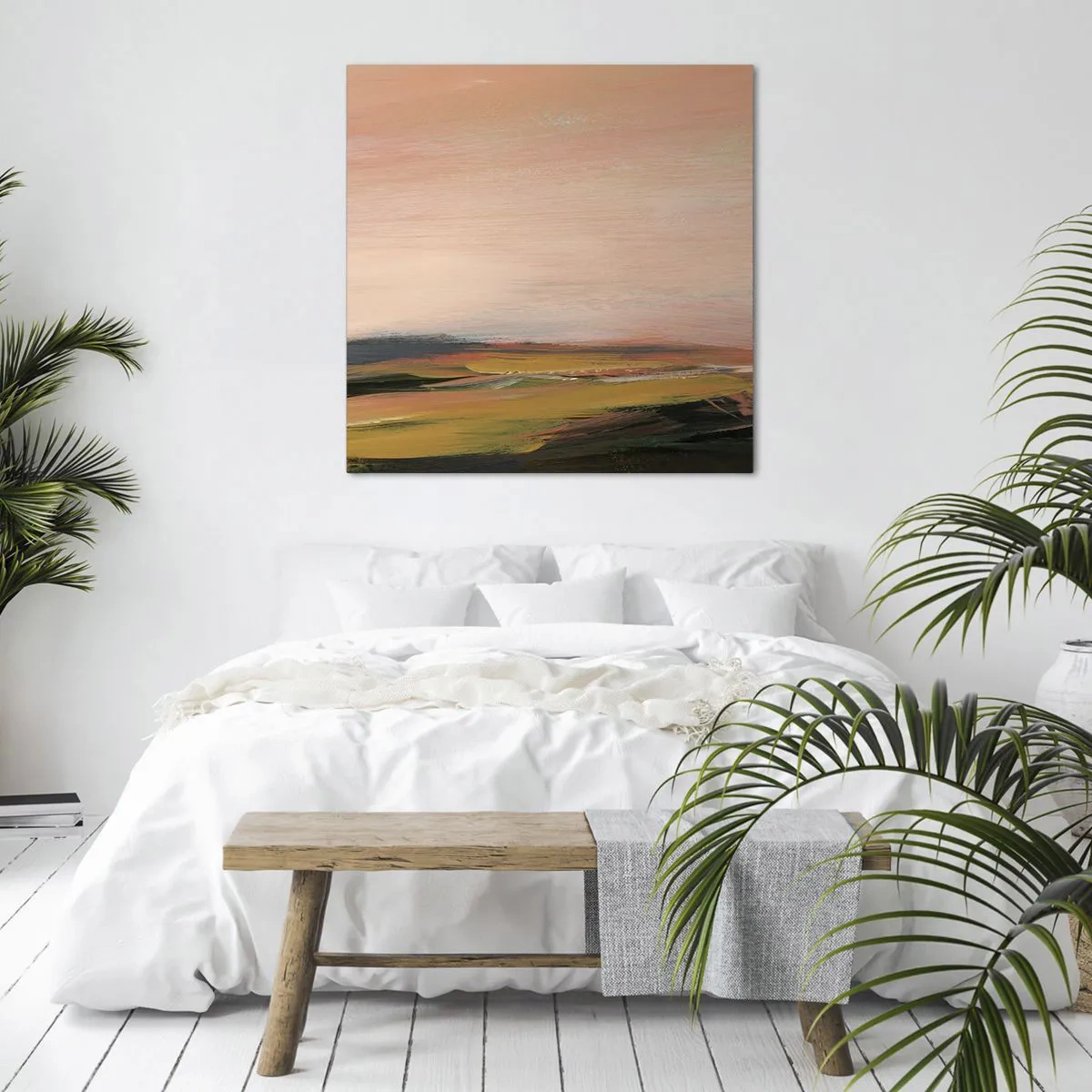 Obraz na płótnie - W różowej tonacji - 70x70 cm