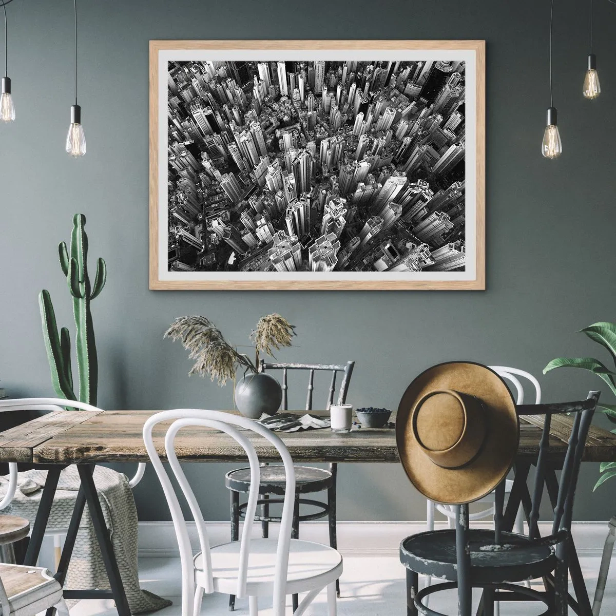 Plakat w ramie jasny dąb - Wciąż wyżej i wyżej - 50x40 cm