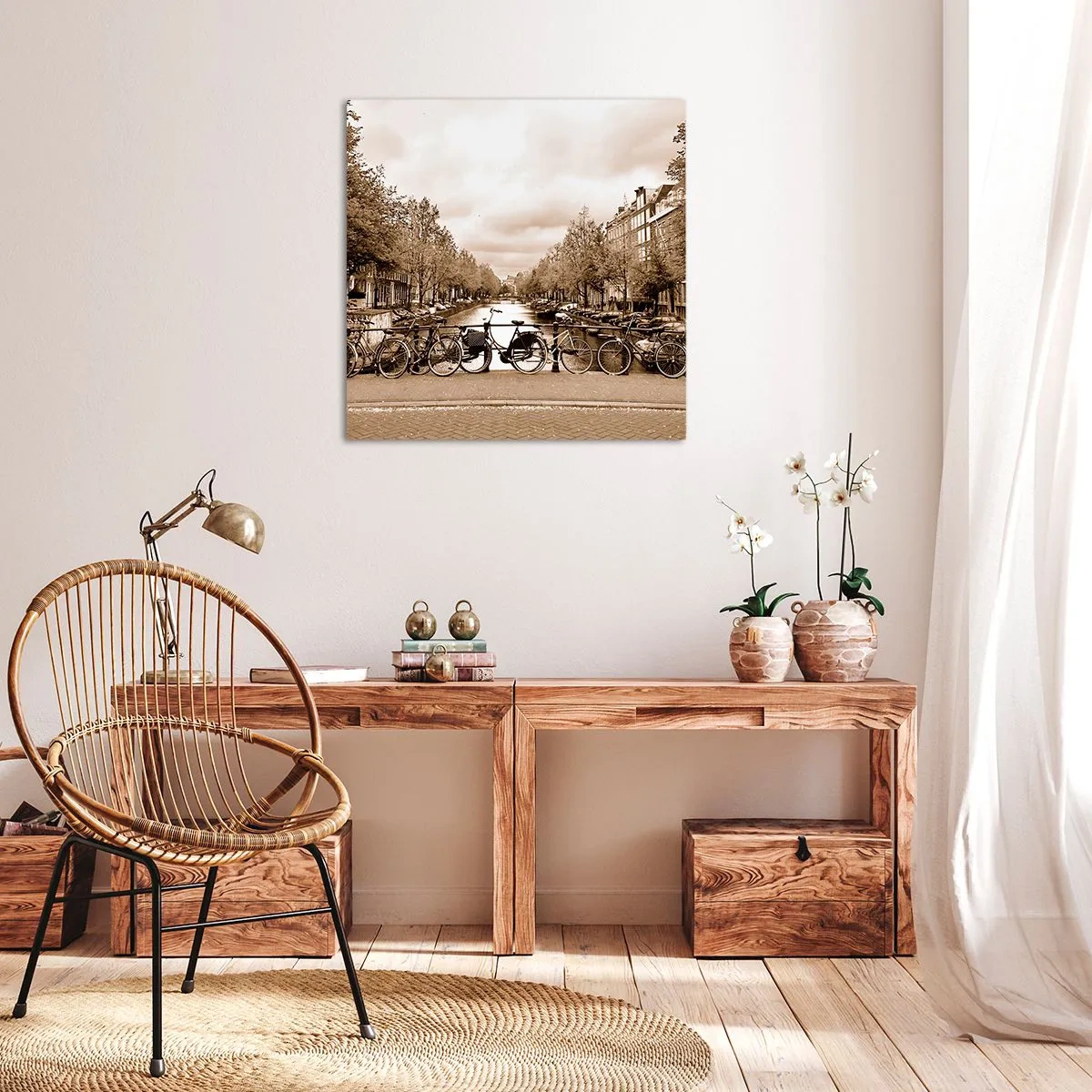 Obraz na płótnie - Holenderskie klimaty - 70x70 cm