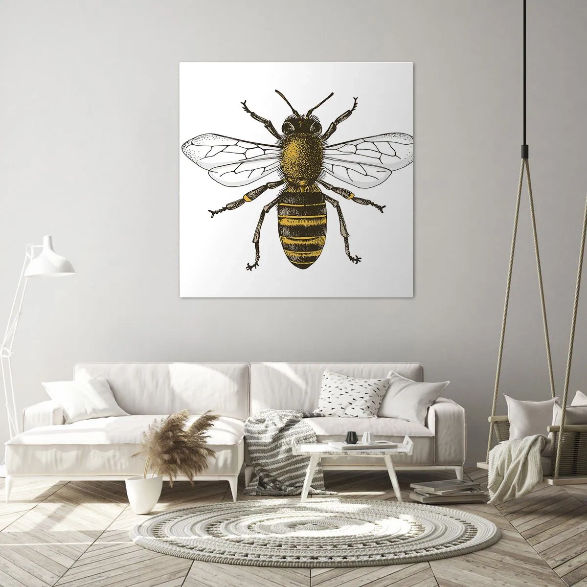 Obraz na płótnie - Piękna i dobra - 70x70 cm