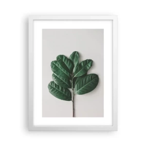Plakat w białej ramie - Rysunek samej natury - 30x40 cm