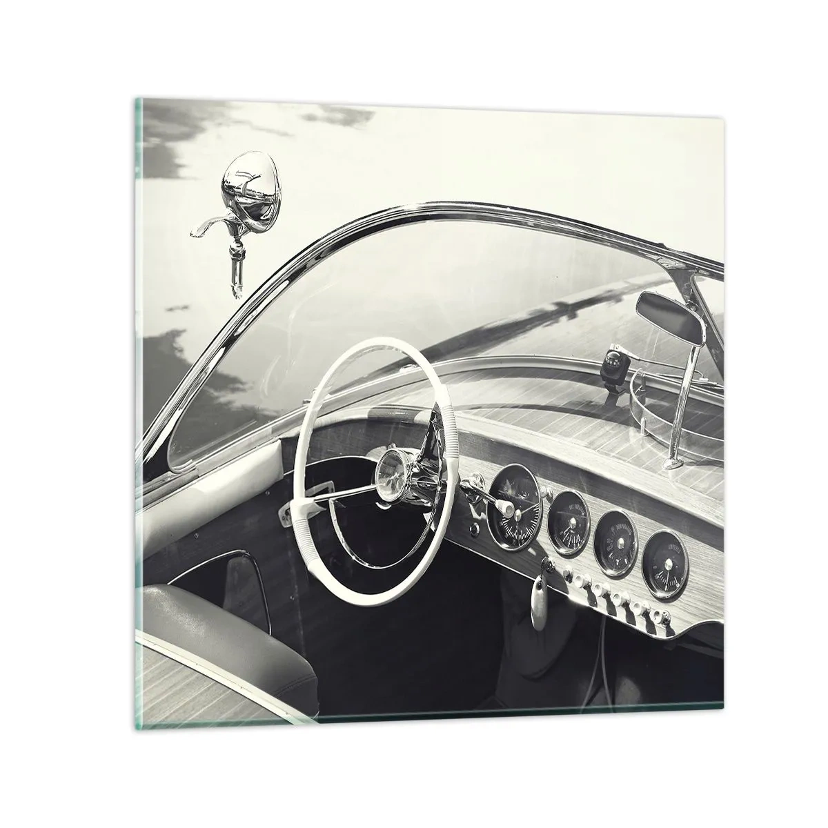 Obraz na szkle - Pogoda dla bogaczy - 30x30 cm