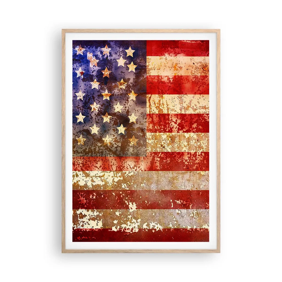 Plakat w ramie jasny dąb - Chwała nie przemija - 70x100 cm