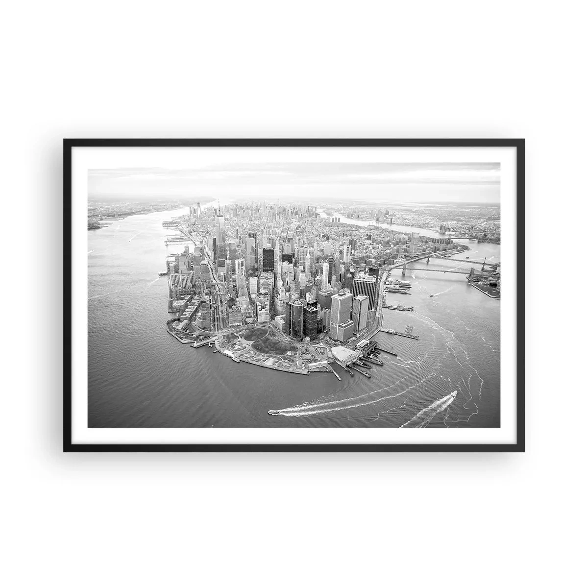 Plakat w czarnej ramie - Jak nie pokochać? - 91x61 cm