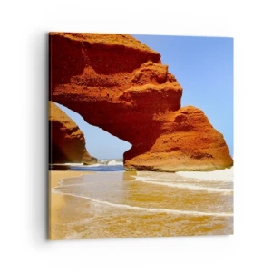 Obraz na płótnie - Woda i wiatr przez tysiące lat - 70x70 cm